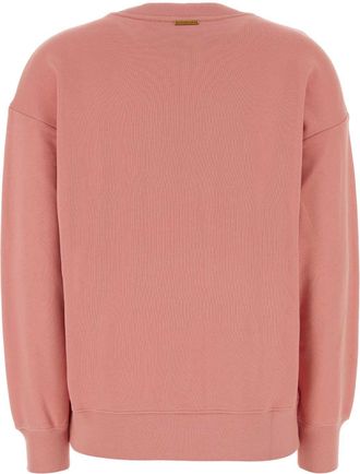 Michael Kors Womens Pink Cotton Sweatshirt Primrose Exterior: Maglie Sweater