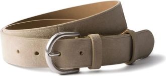 Prada Cintura in pelle scamosciata - Toni neutri