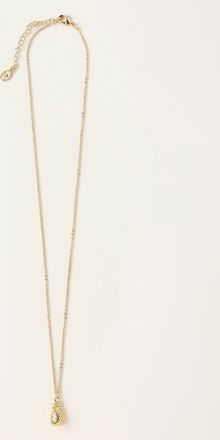 Fat Face FatFace Gold Tone Pineapple Necklace