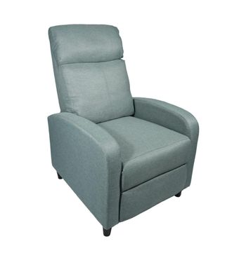 Home Heavenly Sill&oacute;n relax reclinable por empuje color verde agua