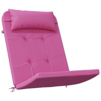 vidaXL Cojines Para Silla Adirondack 2 Uds Tela Oxford Rosa Vidaxl