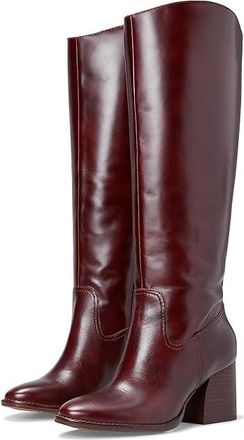 Vince Camuto Leila - Wide Calf Womens Boots Rich Mahogany : 10 M, Leather