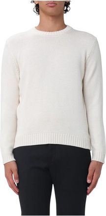 Zanone Round-neck Truien - Heren - Ronde hals truien - Wit - L - Truien & Vesten