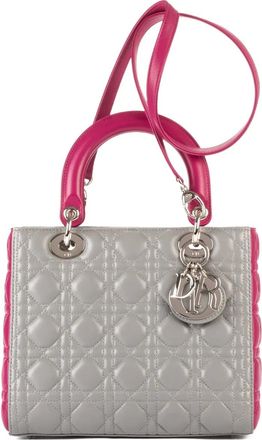 Dior Borsa tote Lady Dior media - Grigio