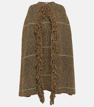 Stella McCartney Fringed poncho