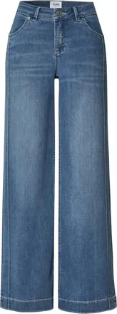 Toni Dames, Jeans, Blauw, Maat: L