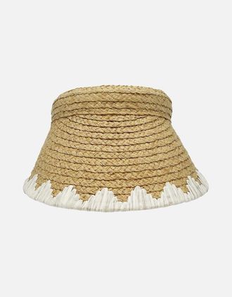Nooki Design Womens Pasha Visor - Natural - Cream - Size: ONE