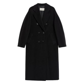 Max Mara Dames, Mantels, Zwart, Maat: 4XS Wol