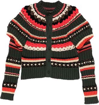 sacai Mix Knit Cardigan