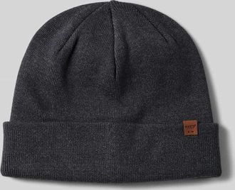 Barts Beanie aus Viskose-Mix Modell WILLES in Anthrazit, Größe 1
