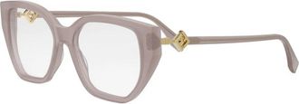 Fendi Optische Bril - unisex - Brillen - Roze - ONE Size - Accessoires