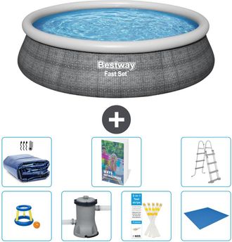 Bestway Piscina Bestway Fast Set Redonda - 457x107 Cm - 8-piezas S394