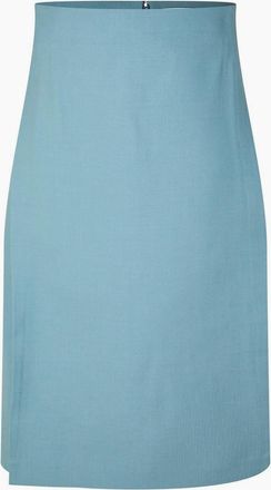 Off-white Womens Knee Length A-Line Skirt - Green - Size: 10
