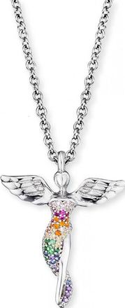 Engelsrufer Womens ERN-LILANGEL-ZIM Ladies Angel Necklace Silver Sterling - One Size
