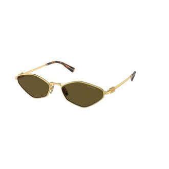 Miu Miu MU B50S Zonnebril - unisex - Accessoires - Geel - Maat: 56 MM