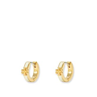 Tory Burch Monogram Logo Slot Sieradenset - Dames - Oorbellen - Geel - ONE Size - Accessoires