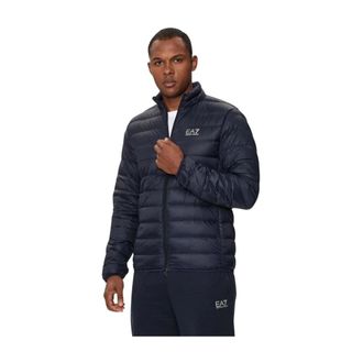 Emporio Armani Emporio Armani Ea7, Heren, Jassen, Blauw, Maat: S Polyamide