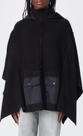 Twinset Mantella corta in jersey con cappuccio e coulisse in vita