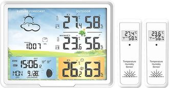 OEM Reloj De Estaci&oacute;n Meteorol&oacute;gica, Term&oacute;metro Digital (sin Higr&oacute;metro), Calendarios De Pron&oacute;stico, Fase Lunar, Funci&oacute;n De Repetici&oacute;n De Alarma, Desperta