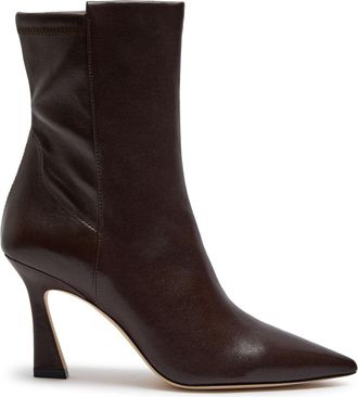 Stuart Weitzman Stuart Weitzman Vinnie 50 Leather Ankle Boots - Brown - 39 (IT39/ UK6)