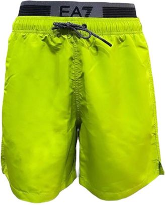 Emporio Armani Emporio Armani Ea7, Uomo, Costumi da bagno, Verde, M, new