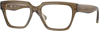 Vogue Eyewear Womens Vo 5511 Hailey Eyeglasses In Transparent Khaki