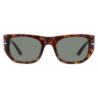 Persol Green Square Ladies Sunglasses PO3308S 24/31 51