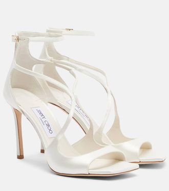 Jimmy Choo London Azia 95 satin sandals
