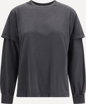 Ganni Future Heavy Jersey long-sleeve T-shirt Female XS