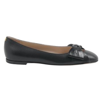 Valentino Bowow Kidskin Ballerina - female - Valentino - Ballerina Shoes - Black - 3 UK - Shoes