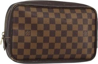 Louis Vuitton Pre-owned Clutches, female, Brown, Size: ONE SIZE Pre-owned Canvas clutches