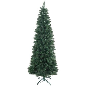 OEM &Aacute;rbol De Navidad Tipo L&aacute;piz 210 Cm Con Base Plegable Y 687 Ramas Para Dormitorio Oficina Verde
