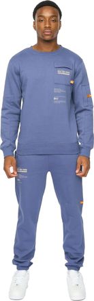 Duck and Cover Heren Applewood Trainingspak (Denim Blauw)