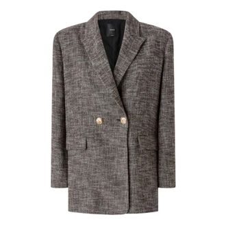 Pinko Pinko, Dames, Jassen, Bruin, Maat: 2XS Flanel