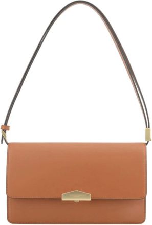 Pourchet Anjou Grand - Dames - Schoudertassen - Bruin - ONE Size - Leer - Tassen