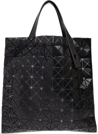 Bao Bao Issey Miyake Black Prism Glossy Geometric Polyester Tote Bag