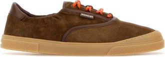 Moncler Brown Lace Up Sneakers