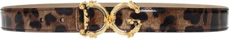Dolce & Gabbana Donnas Cintura in pelle Marrone