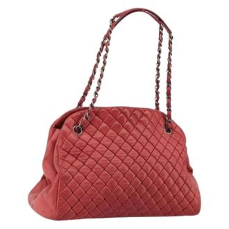 Chanel Pre-owned Shoulder Bags, female, Pink, Size: ONE SIZE Pre-owned Vintage Tote Bag