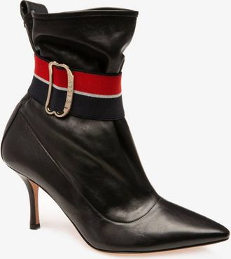 Bally Bette Betsy 75 Leather Boots, Brand Size 39 ( US Size 8.5 )