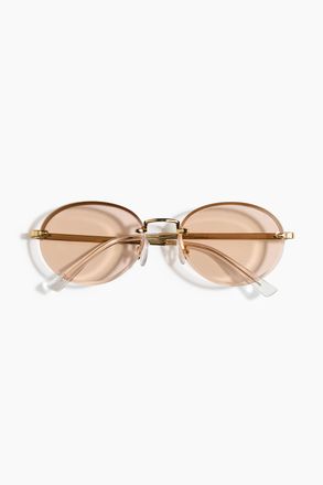 H&M Runde Sonnenbrille - Gold