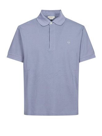 Jacob Cohen Classic Light Blue Polo With Embroidered Logo By Jacob Coh&euml;n
