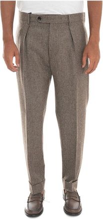 Berwich Uomo, Pantaloni, Grigio, XL, new