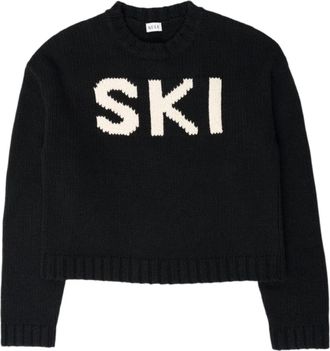 Kule The Ski Sweater In Black/cream