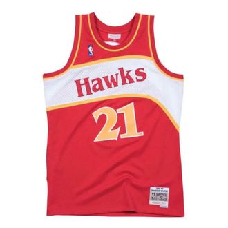 Mitchell & Ness x NBA Atlanta Hawks 1986-87 Road Swingman Jersey Dominique Wilkins 21 SMJYGS18137-AHASCAR86DWI