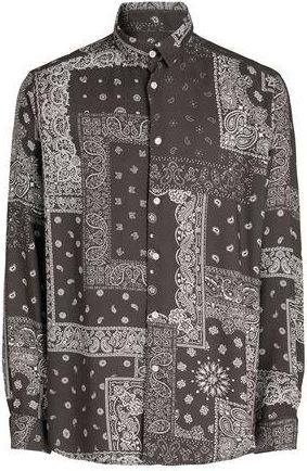 8 by YOOX PAISLEY PRINT SHIRT
