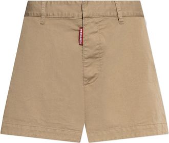 Dsquared2 Dames, Korte broeken, Groen, Maat: 2XS Katoen