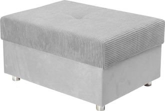 Collection Ab Hocker »Italia« Inklusive komfortablen Federkerns, in Cord-Samt Mix