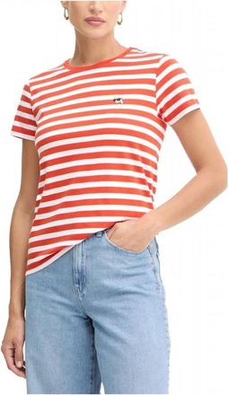 Karl Lagerfeld Ikon Gestreept T-Shirt - Dames - T-shirts - Veelkleurig - L - Tops
