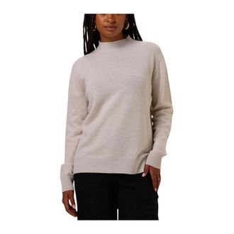 Twinset Truien & Vesten, Dames, Beige, M, Beige Longsleeve Top voor Vrouwen